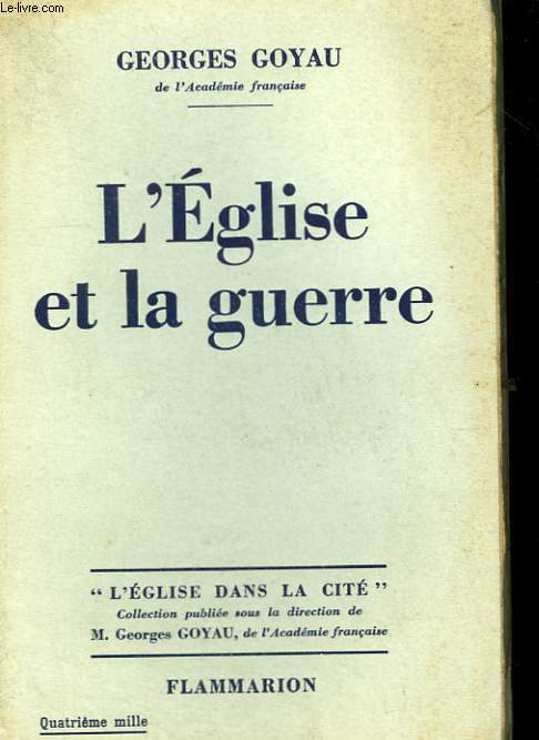 L'EGLISE ET LA GUERRE.