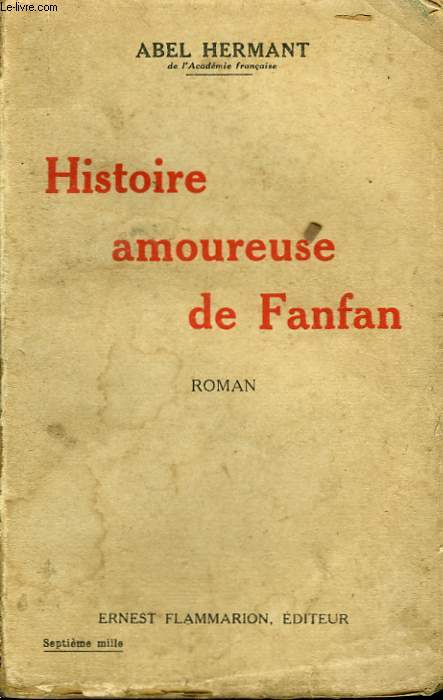 HISTOIRE AMOUREUSE DE FANFAN.