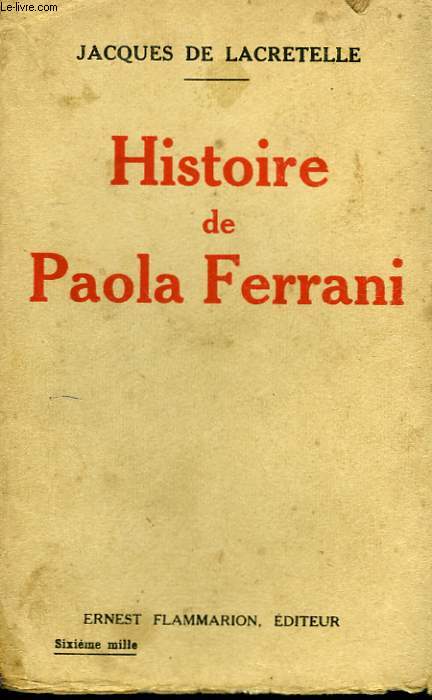 HISTOIRE DE PAOLA FERRANI.