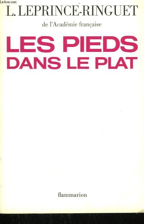 LES PIEDS DANS LE PLAT.