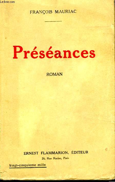 PRESEANCES.