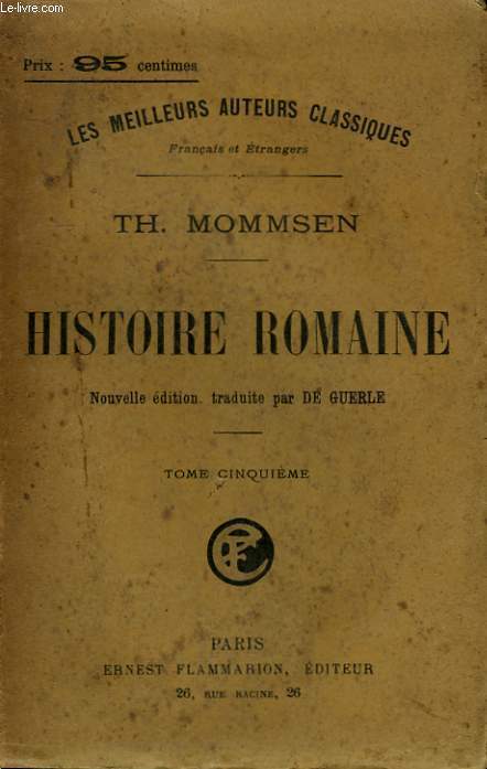 HISTOIRE ROMAINE. TOME 5.