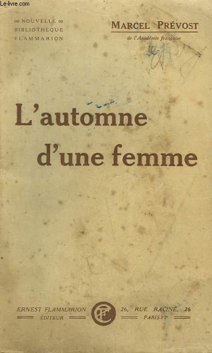 L'AUTOMNE D'UNE FEMME.