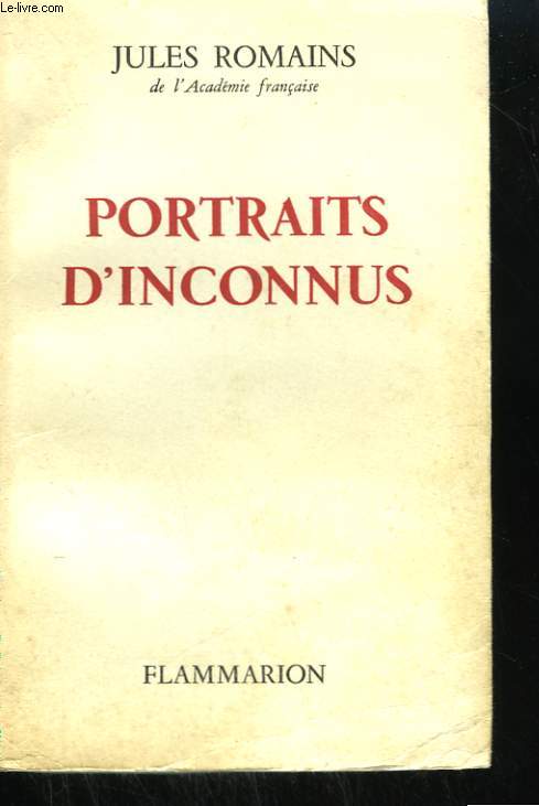 PORTRAITS D'INCONNUS.