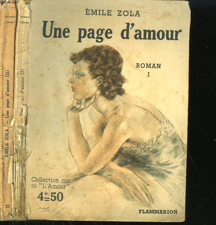 UNE PAGE D'AMOUR. EN 2 TOMES. COLLECTION : L'AMOUR N 26 ET 27.