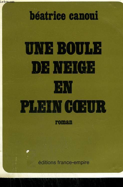 UNE BOULE DE NEIGE EN PLEIN COEUR.
