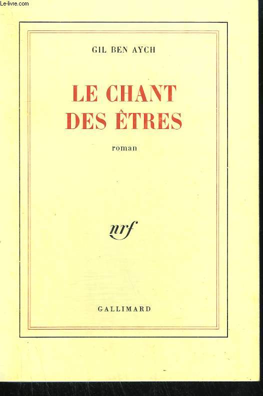 LE CHANT DES ETRES.