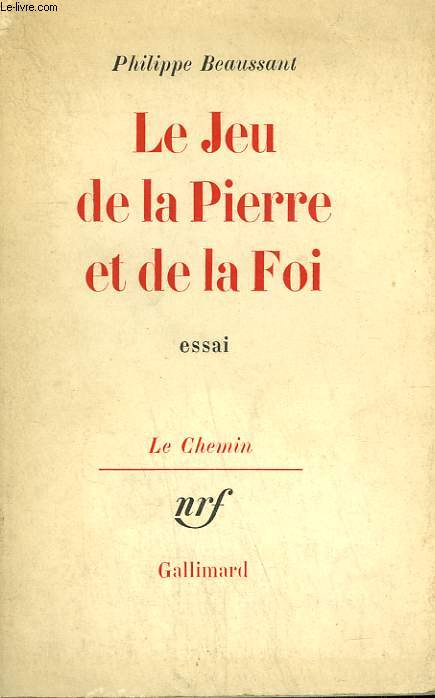 LE JEU DE LA PIERRE ET DE LA FOI.