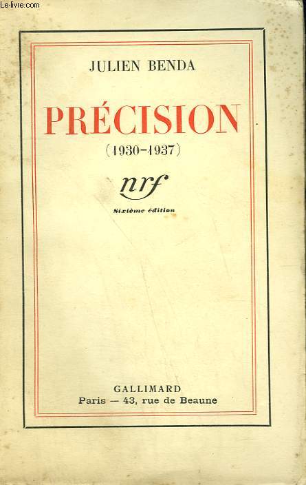PRECISION (1930-1937).