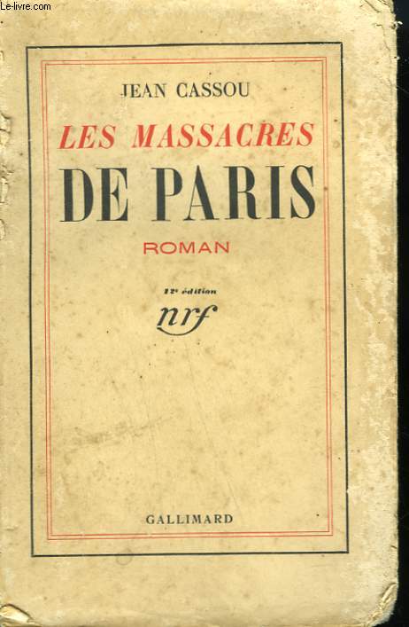 LES MASSACRES DE PARIS.