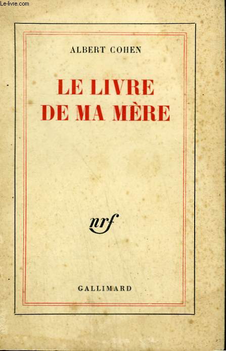 LE LIVRE DE MA MERE.