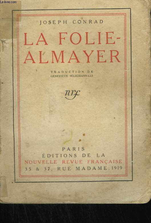 LA FOLIE-ALMAYER.
