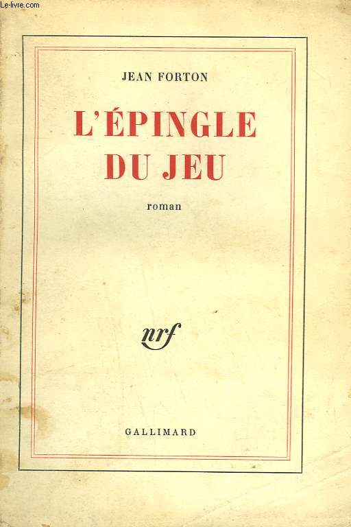 L'EPINGLE DU JEU.