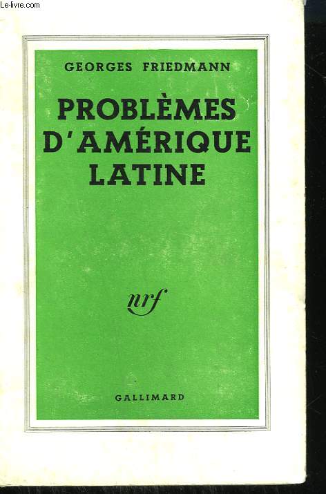 PROBLEMES D'AMERIQUE LATINE.