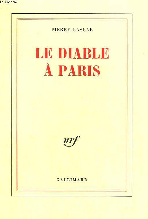 LE DIABLE A PARIS.