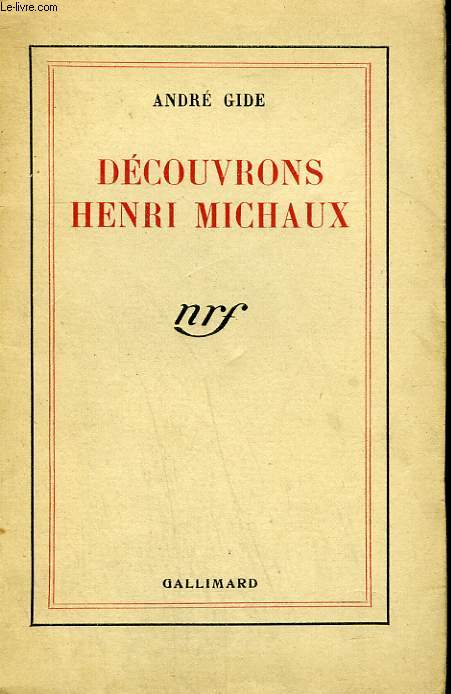DECOUVRONS HENRI MICHAUX.