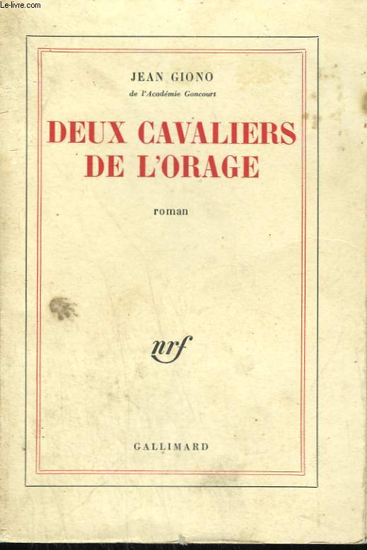 DEUX CAVALIERS DE L'ORAGE.