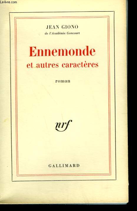 ENNEMONDE ET AUTRE CARACTERES.