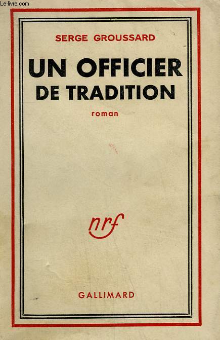 UN OFFICIER DE TRADITION.