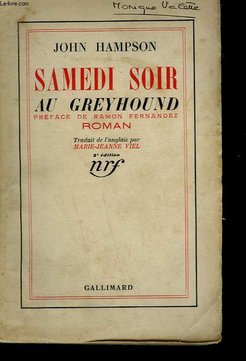SAMEDI SOIR AU GREYHOUND. ( SATURDAY NIGHT AT THE GREYHOUND ).