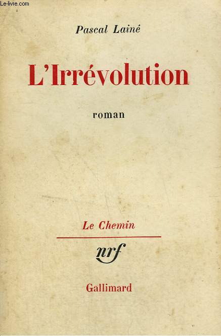 L'IRREVOLUTION.