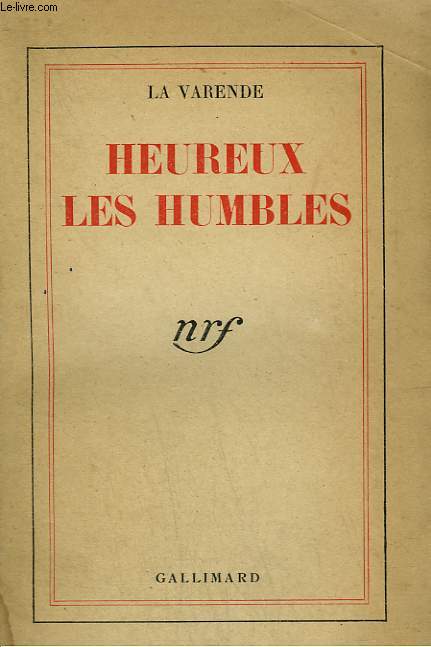 HEUREUX LES HUMBLES.