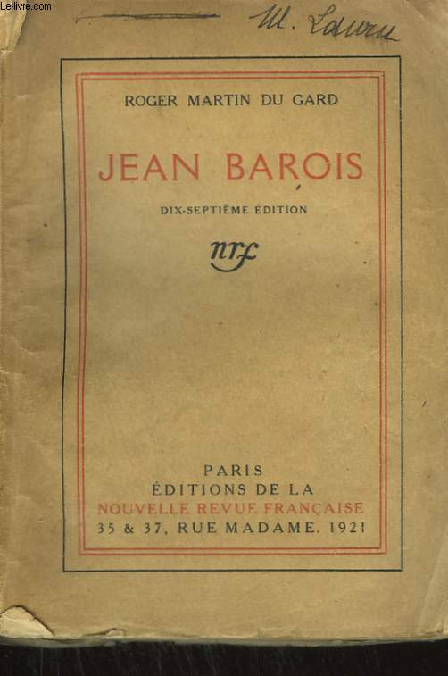 JEAN BAROIS.