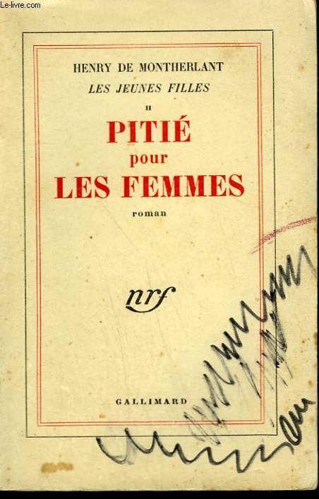 LES JEUNES FILLES TOME 2 : PITIE POUR LES FEMMES.