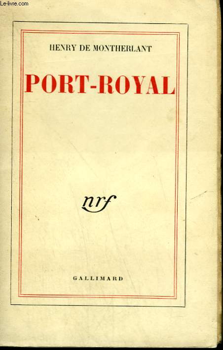 PORT ROYAL. NOTES DE THEATRE ( II ).
