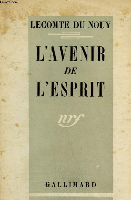 L'AVENIR DE L'ESPRIT.