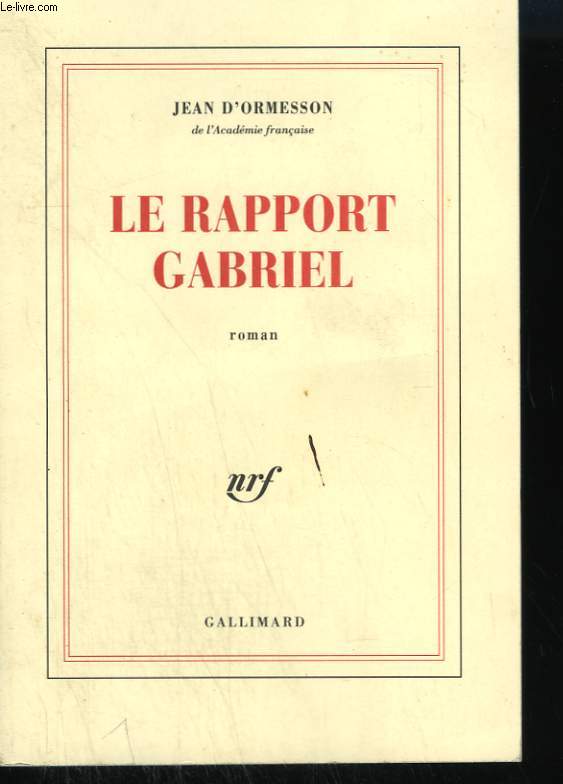LE RAPPORT GABRIEL.