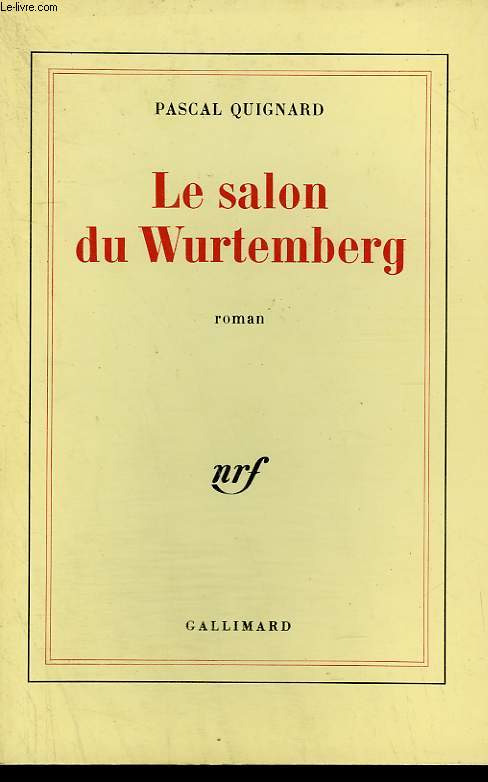 LE SALON DU WURTEMBERG.