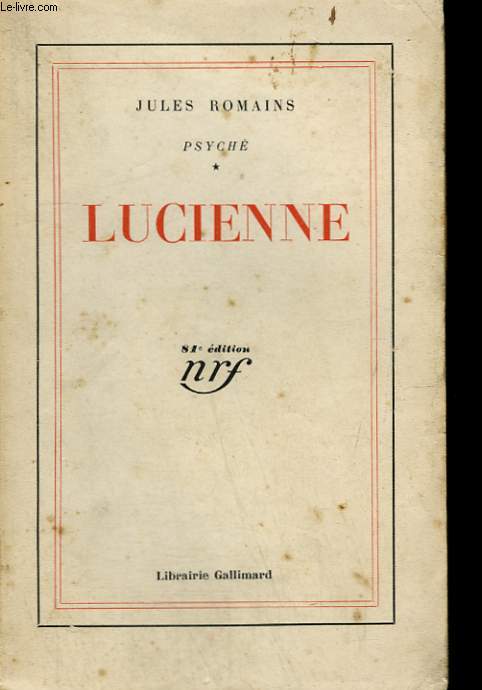 PSYCHE TOME 1 : LUCIENNE.