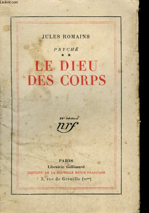 PSYCHE TOME 2 : LE DIEU DES CORPS.