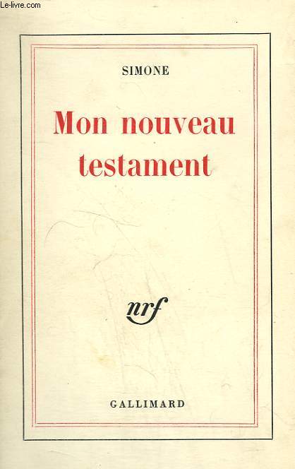 MON NOUVEAU TESTAMENT.