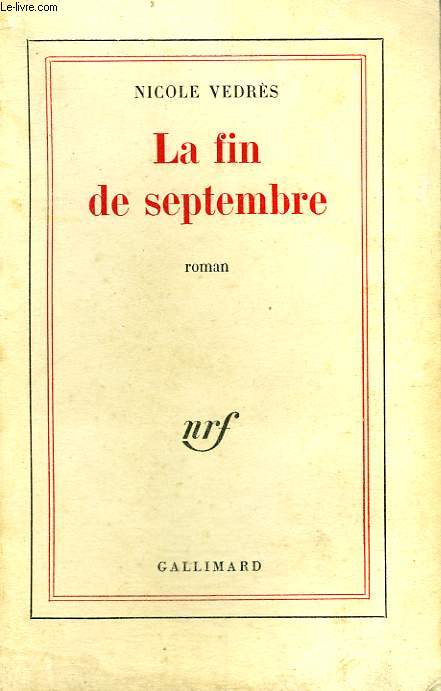 LA FIN DE SEPTEMBRE.