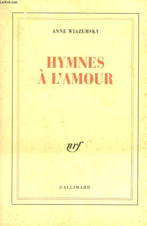 HYMNES A L'AMOUR.