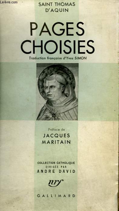 PAGES CHOISIES. COLLECTION CATHOLIQUE.