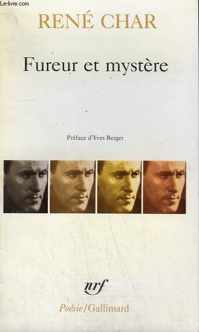 FUREUR ET MYSTERE. COLLECTION : POESIE.