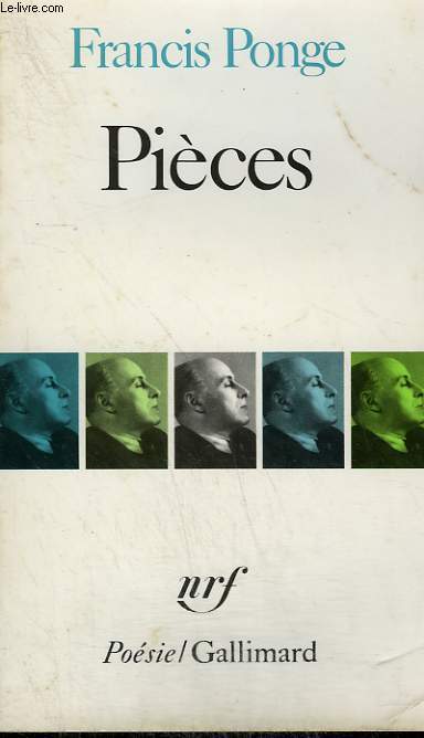 PIECES. COLLECTION : POESIE.