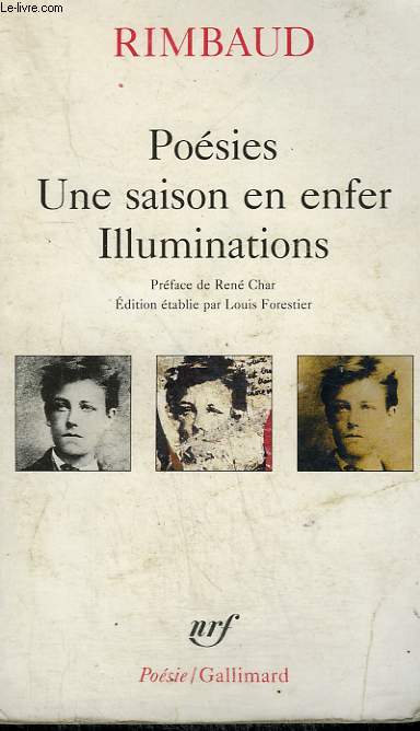 POESIES, UNE SAISON EN ENFER, ILLUMINATIONS. COLLECTION : POESIE.