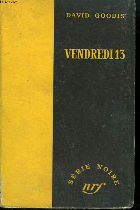 VENDREDI 13. ( BLACK FRIDAY). COLLECTION : SERIE NOIRE SANS JAQUETTE N° 279