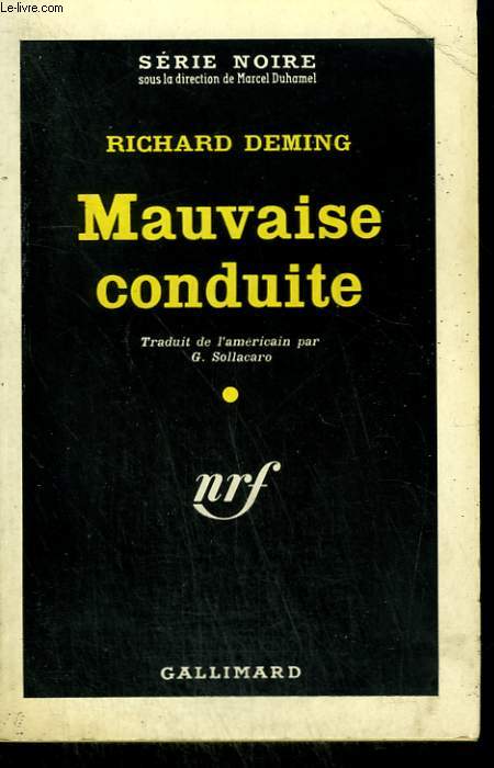 MAUVAISE CONDUITE. ( HIT AND RUN ). COLLECTION : SERIE NOIRE N 605