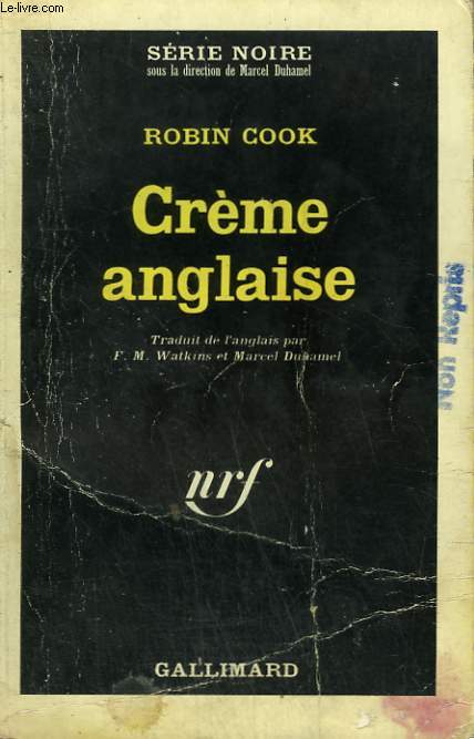CREME ANGLAISE. COLLECTION : SERIE NOIRE N° 1042