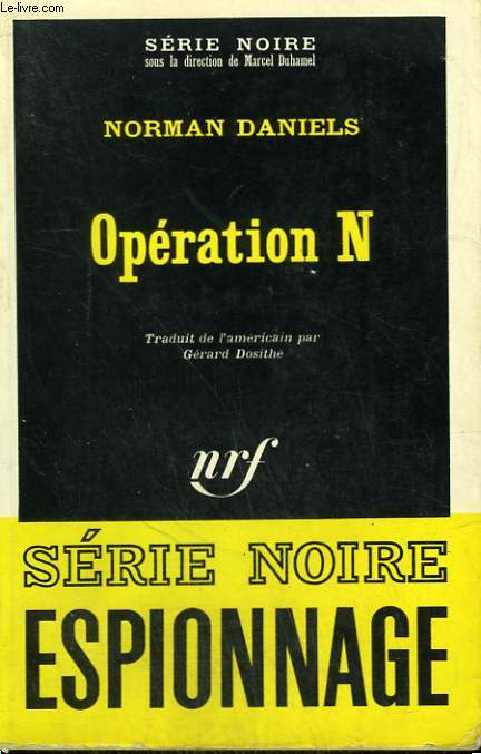 OPERATION N. COLLECTION : SERIE NOIRE N 1088