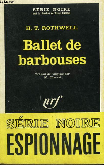 BALLET DE BARBOUSES. COLLECTION : SERIE NOIRE N 1204