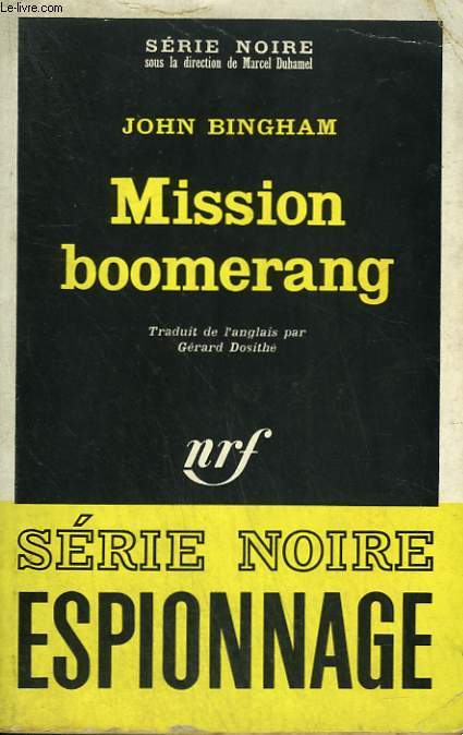 MISSION BOOMERANG. COLLECTION : SERIE NOIRE N 1240