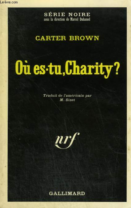 OU ES-TU, CHARITY ? COLLECTION : SERIE NOIRE N 1441