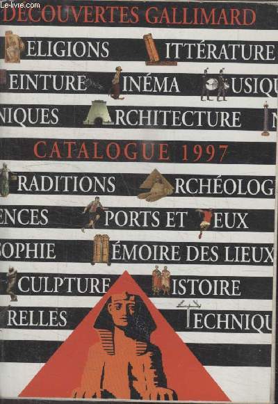 COLLECTION LA BIBLIOTHEQUE GALLIMARD. CATALOGUE 1997.