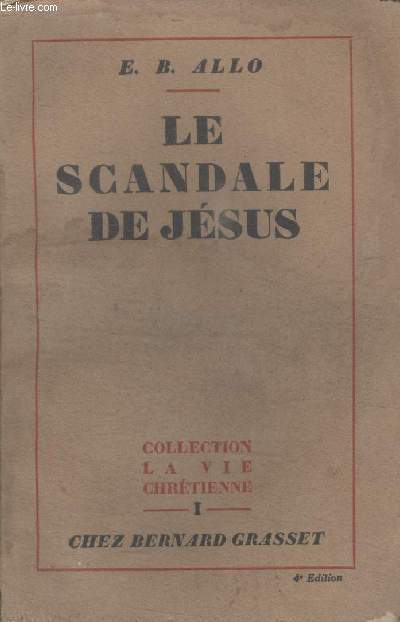 LE SCANDALE DE JESUS.